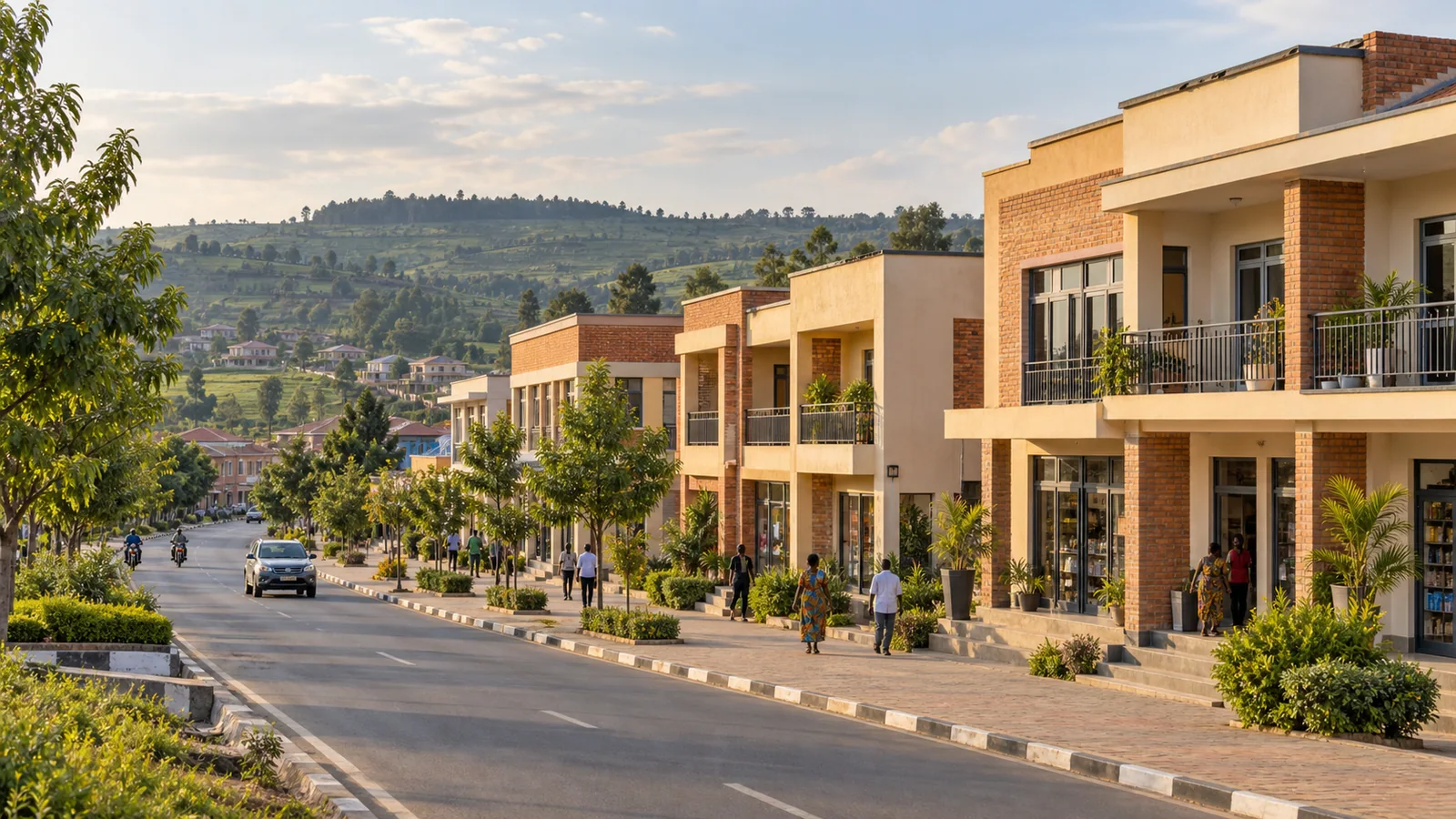 Amazu meza n’imihanda itunganye bigaragara mu misozi ya Ruhango.
